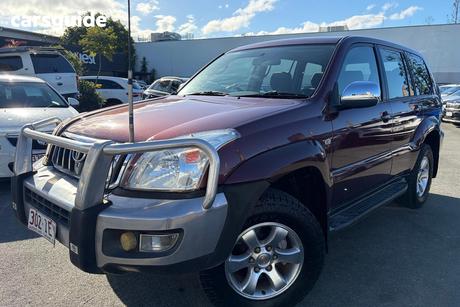 Red 2003 Toyota Landcruiser Prado Wagon Gxl (4X4)