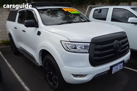 White 2023 GWM UTE Dual Cab Utility Cannon Vanta (4X4)