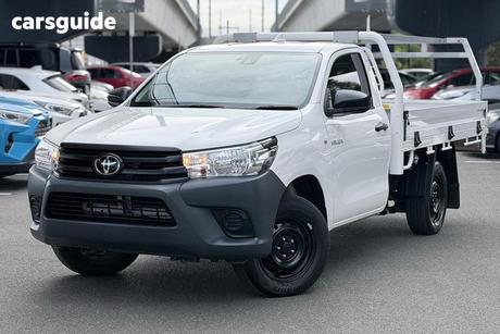 White 2023 Toyota Hilux Cab Chassis Workmate (4X2)