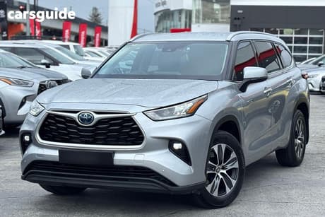 Silver 2022 Toyota Kluger Wagon Gxl Hybrid Awd