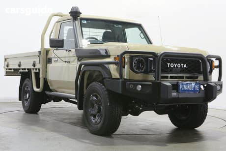 Beige 2025 Toyota Landcruiser 70 Series Cab Chassis Lc79 Gxl + Diff Locks
