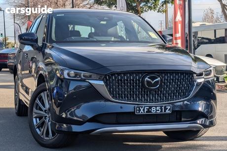 Blue 2026 Mazda CX-5 Wagon G35 Akera Turbo (Awd)
