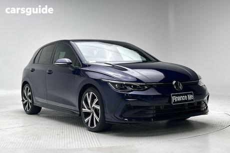 Blue 2022 Volkswagen Golf Hatchback 110Tsi R-Line