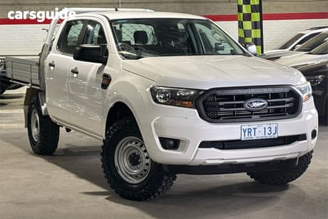 White 2020 Ford Ranger Double Cab Chassis Xl 2.2 (4X4)