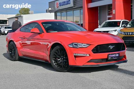Red 2018 Ford Mustang Coupe Fastback Gt 5.0 V8