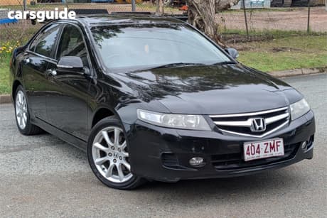 Black 2008 Honda Accord Euro Sedan LUXURY F