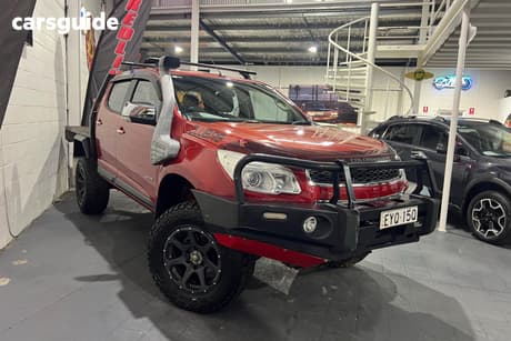 Red 2013 Holden Colorado Crew Cab Pickup Ltz (4X4)