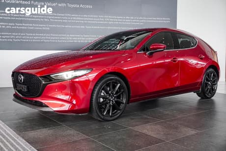 Red 2022 Mazda 3 Hatchback G25 Astina