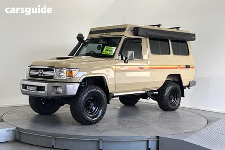 Beige 2022 Toyota Landcruiser Wagon Gxl Troop Carrier