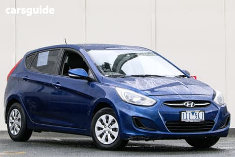 Blue 2016 Hyundai Accent Hatchback Active