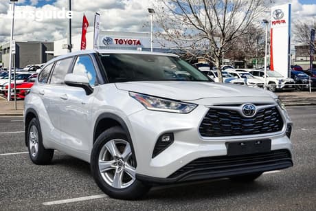 White 2025 Toyota Kluger Wagon Gx Hybrid Awd