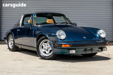 Blue 1974 Porsche 911 Coupe S