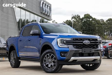 Blue 2024 Ford Ranger Double Cab Pick Up Wildtrak 2.0 (4X4)