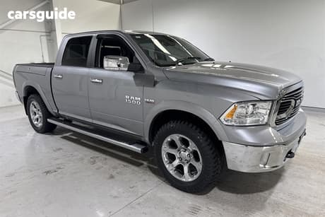 White 2018 RAM 1500 Crew Cab Utility Laramie (4X4) 855Kg W/Ramboxes