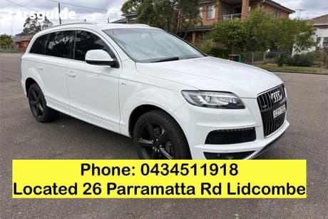 White 2013 Audi Q7 Wagon 3.0 Tdi Quattro