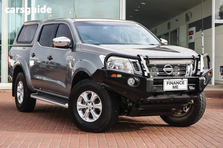 Grey 2017 Nissan Navara Dual Cab Utility St (4X4)