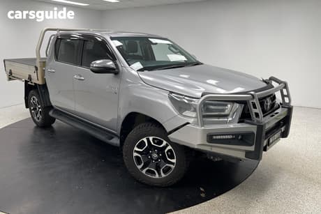 Silver 2022 Toyota Hilux Double Cab Chassis Sr5 (4X4)