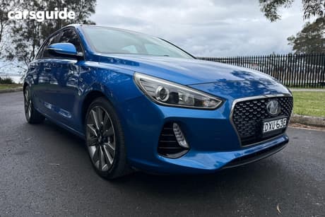 Blue 2017 Hyundai I30 Hatchback Sr