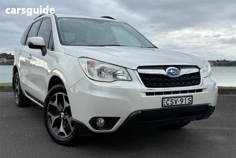 White 2014 Subaru Forester Wagon 2.5I-S