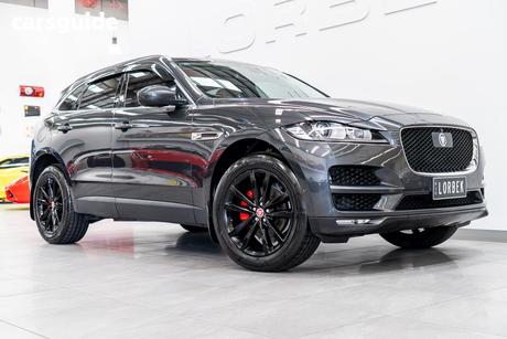 Grey 2017 Jaguar F-Pace Wagon 20D Prestige