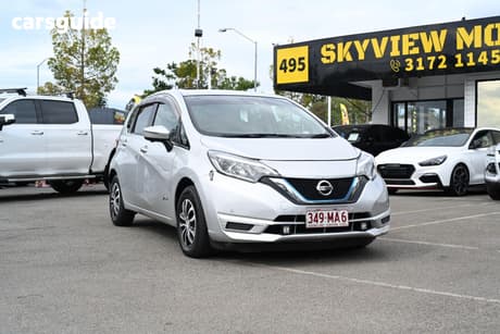 Silver 2018 Nissan Note Hatch E13 E-POWER HATCHBACK 5DR CVT 1SP 1.2I HYBRID