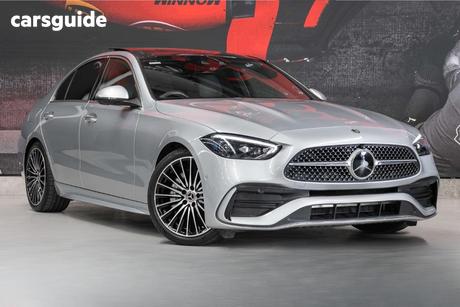 Silver 2024 Mercedes-Benz C300 Sedan Mhev