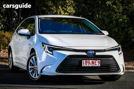 White 2025 Toyota Corolla Sedan Ascent Sport Hev