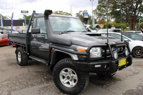 Grey 2022 Toyota Landcruiser Cab Chassis Gxl