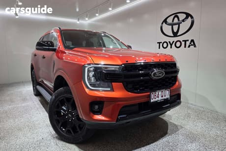 Orange 2024 Ford Everest Wagon Sport (Rwd)