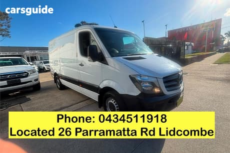 White 2017 Mercedes-Benz Sprinter Van 313Cdi Mwb