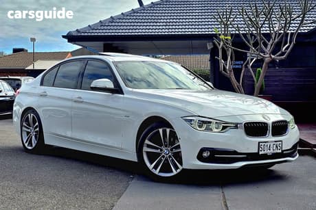 White 2017 BMW 320I Sedan Sport Line