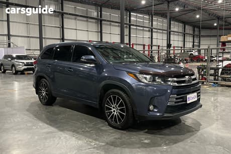 Blue 2017 Toyota Kluger Wagon Grande (4X4)
