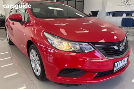 Red 2017 Holden Astra Sedan Ls