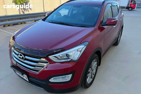 Red 2013 Hyundai Santa FE Wagon Elite Crdi (4X4)
