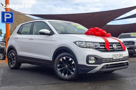 White 2022 Volkswagen T-Cross Wagon 85Tsi Life