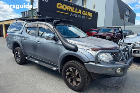 Grey 2016 Mitsubishi Triton Dual Cab Utility Exceed (4X4)
