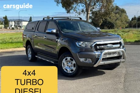 Grey 2017 Ford Ranger Dual Cab Utility Xlt 3.2 (4X4)