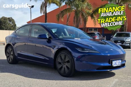 Blue 2024 Tesla Model 3 Sedan Performance