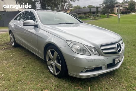 Silver 2010 Mercedes-Benz E350 Coupe Avantgarde