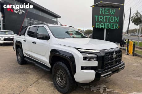 White 2026 Mitsubishi Triton Double Cab Pick Up Gsr (4X4) 1T Payload