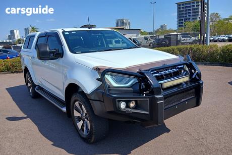 White 2021 Isuzu D-MAX Crew Cab Utility Ls-U (4X4)