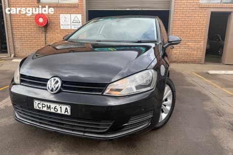 Black 2013 Volkswagen Golf Hatch 90 TSI COMFORTLINE AU MY14