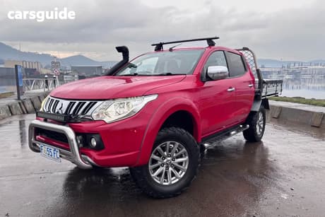 Red 2016 Mitsubishi Triton Dual Cab Utility Gls (4X4)
