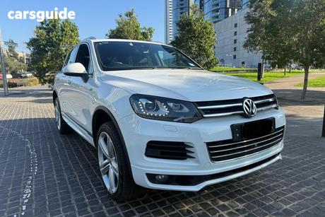 White 2013 Volkswagen Touareg Wagon V8 Tdi R-Line