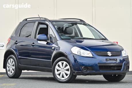 Blue 2009 Suzuki SX4 Hatchback Awd