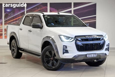 White 2021 Isuzu D-MAX Crew Cab Utility X-Terrain (4X4)