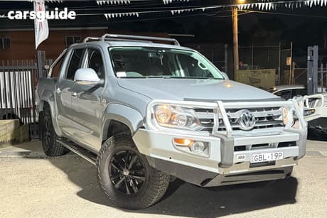 Silver 2012 Volkswagen Amarok Ute Tray TDI420 ULTIMATE
