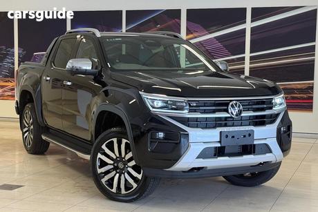 Black 2026 Volkswagen Amarok Dual Cab Utility Aventura Tdi600 4Motion
