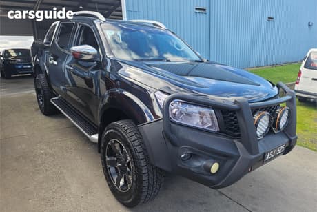Black 2015 Nissan Navara Dual Cab Utility St-X (4X4)
