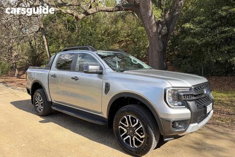 Silver 2025 Ford Ranger Double Cab Pick Up Sport 3.0 (4X4)